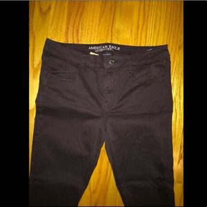 American Eagle Maroon/Plum Chino/Twill Jeans
